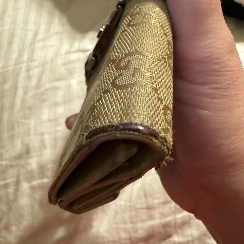 Gucci Jackie Beige Long Wallet Pre Loved See Pictures - Picture 6 of 16
